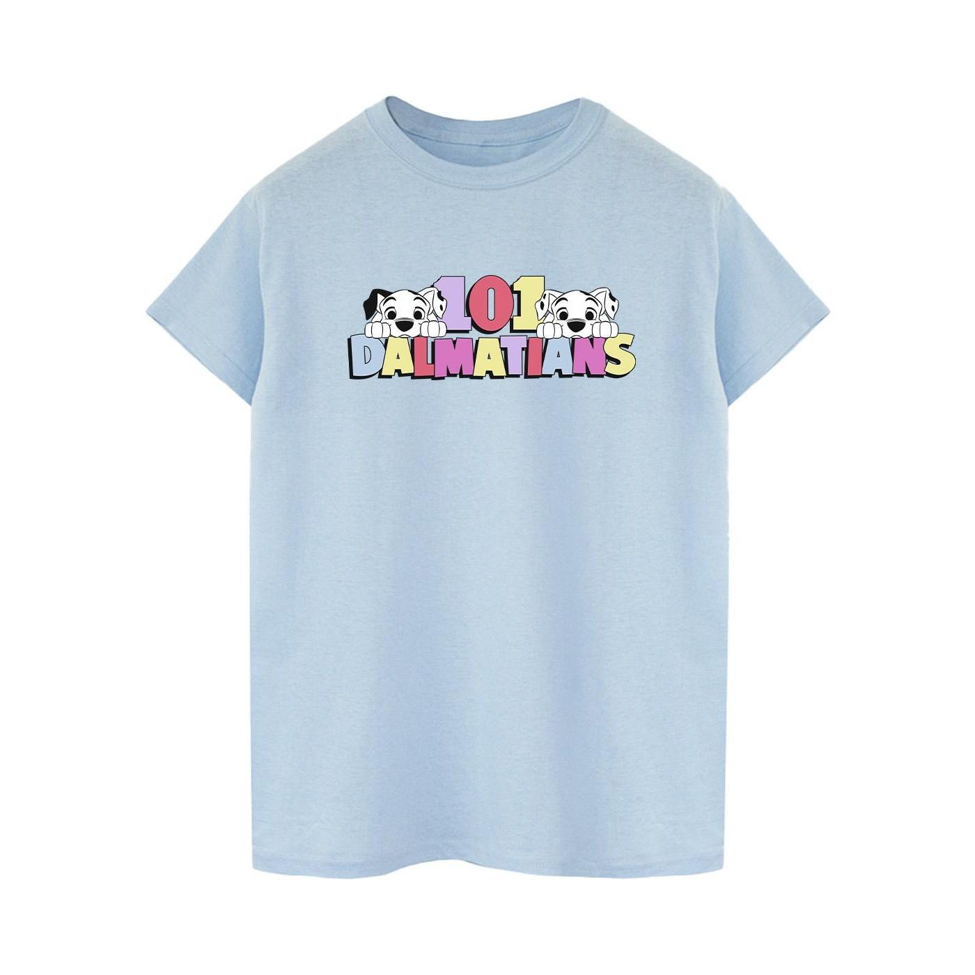 Image of 101 Dalmatians Multi Colour Tshirt Damen Blau M