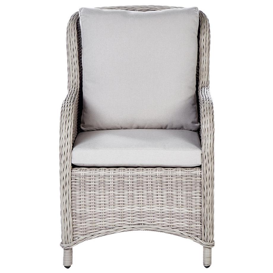 Beliani Gartensessel 2er Set aus PE Rattan  CASCAIS  