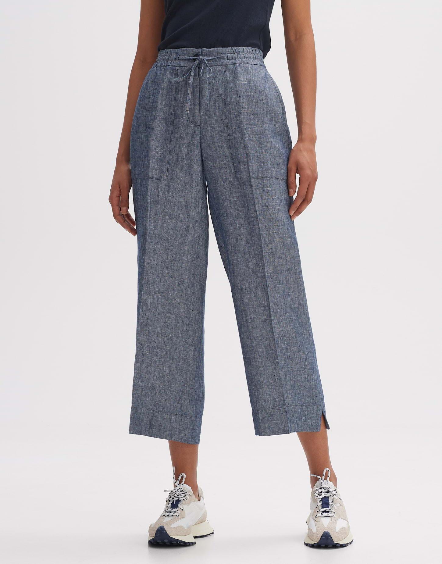 Image of Leinenhose Madeka Fresh Damen Aquamarine 34