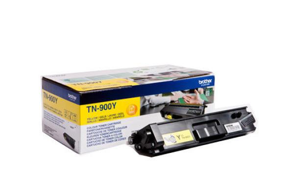 Image of BROTHER Toner Super HY Twin yellow TN-900YTWIN HL-L9200CDWT 2x6000 Seiten