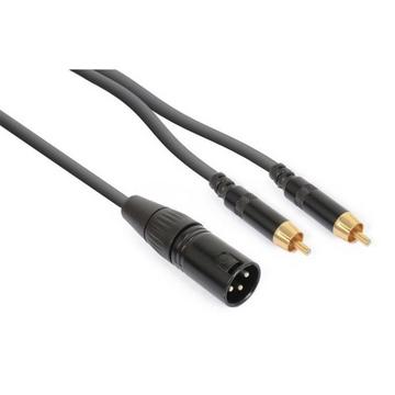 PD-Connex 177156 cavo audio 1,5 m XLR (3-pin) RCA Nero