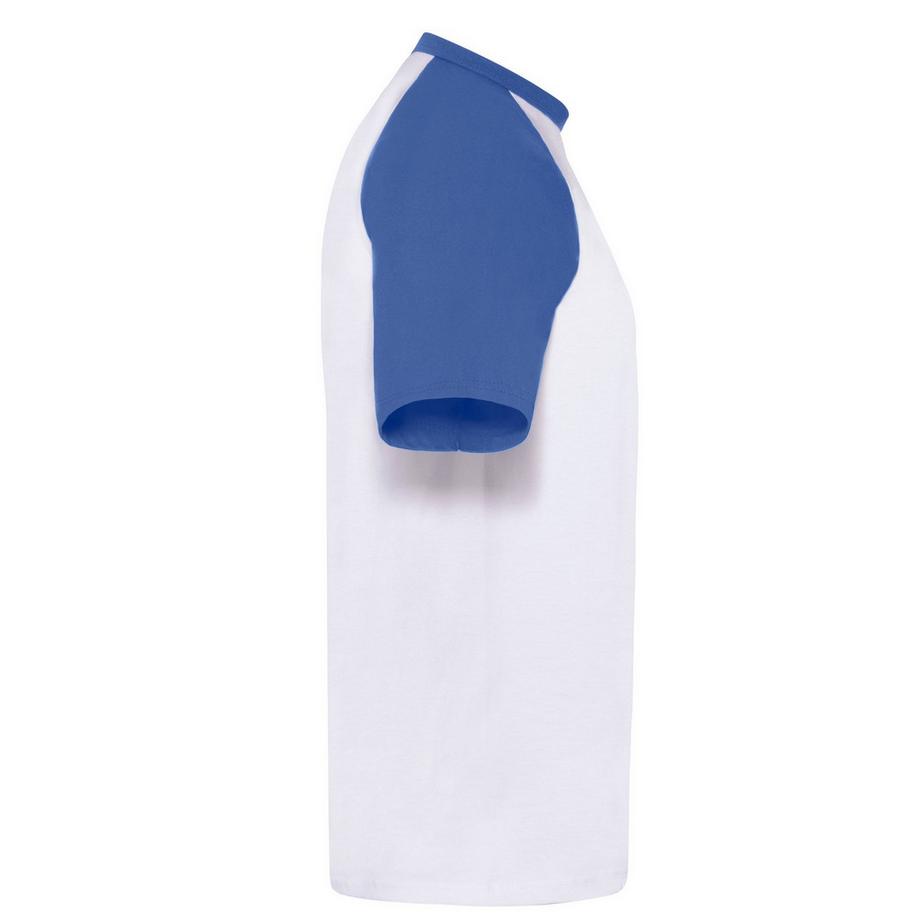 Fruit of the Loom T-shirt Baseball con Maniche a Contrasto  