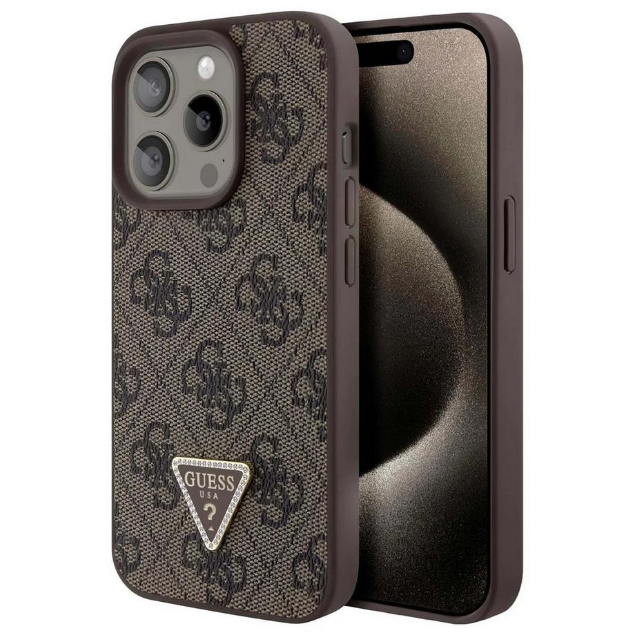 GUESS  Hülle iPhone 15 Pro Triangle Diamond 4G 