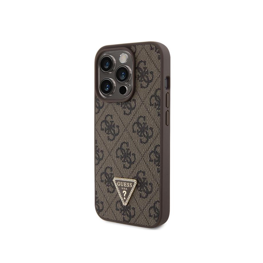 GUESS  Cover iPhone 15 Pro Triangle Strass 4G 