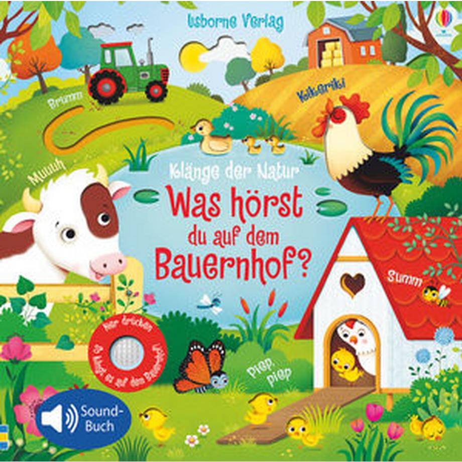 Klänge der Natur: Was hörst du auf dem Bauernhof? Taplin, Sam; Iossa, Federica (Illustrationen) Couverture rigide 
