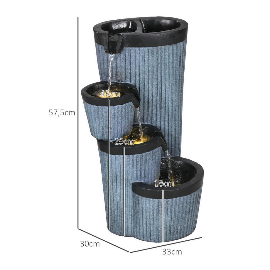 Outsunny  Gartenbrunnen 