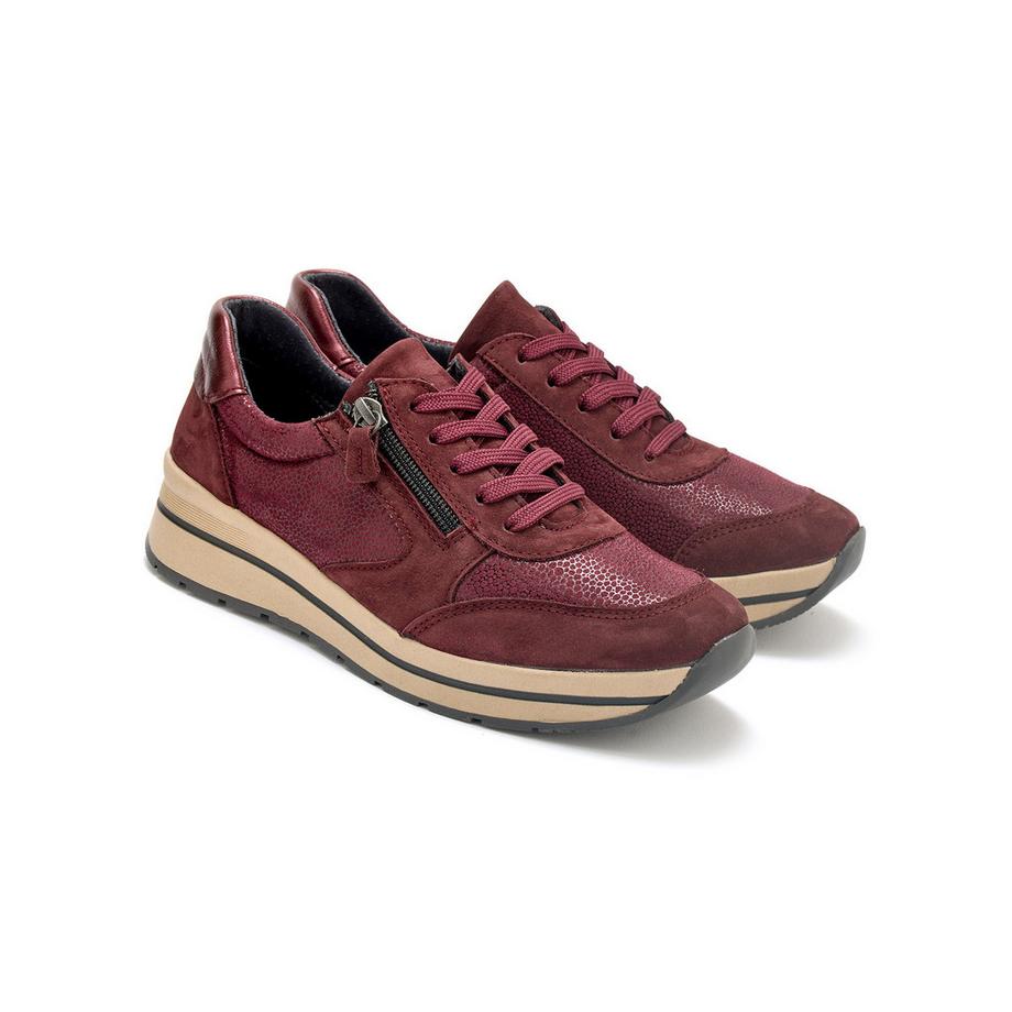 Pédiconfort  sneakers con zip e lacci 