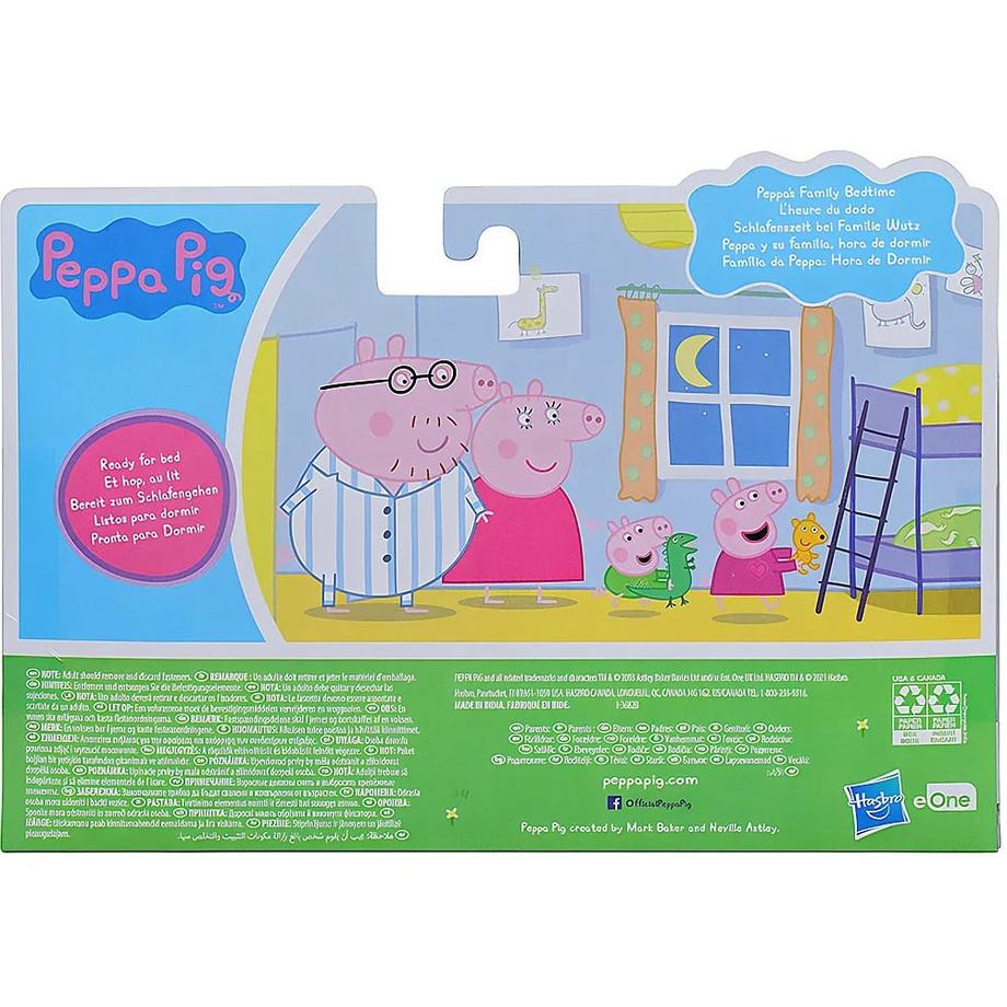 Hasbro  Peppa Pig Schlafenszeit bei Familie Wutz 