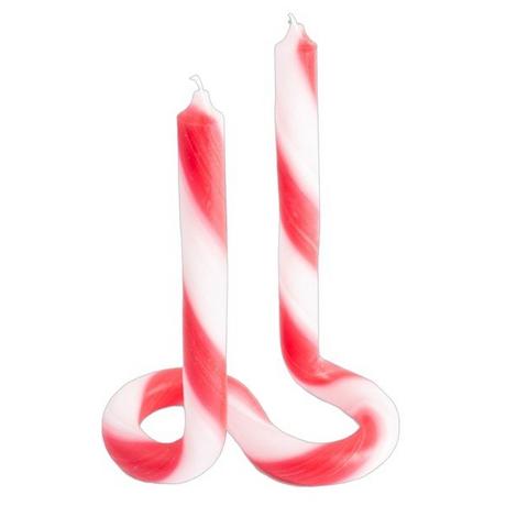 Twist Candles Bougie Twist Candy Cane  