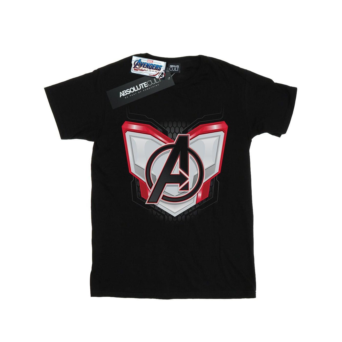 Image of Avengers Endgame Quantum Realm Suit Tshirt Damen Schwarz XL