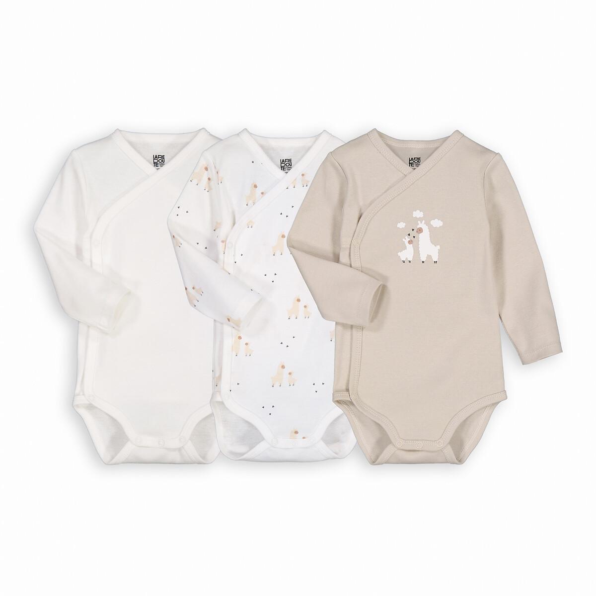 La Redoute Collections  Lot de 3 bodies naissance préma-4 ans 