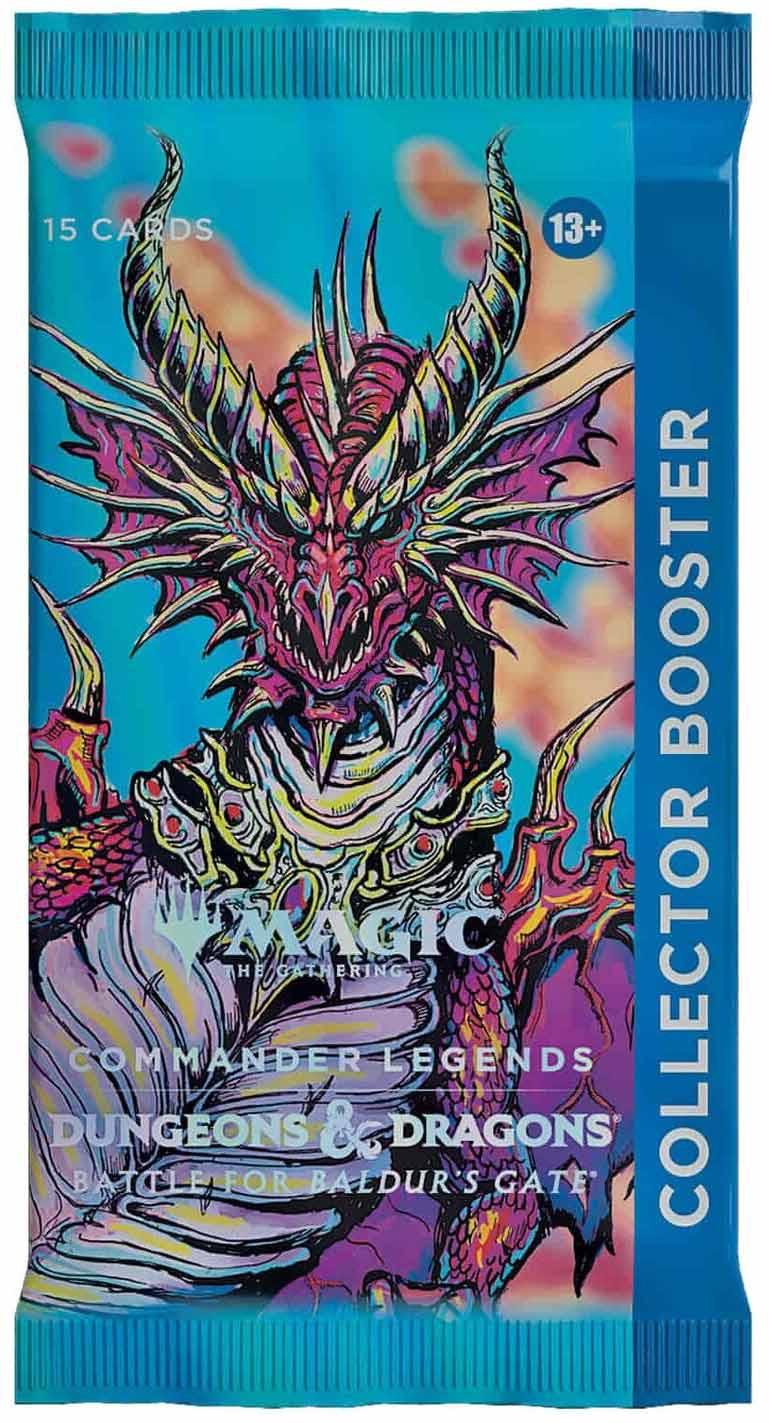 Wizards of the Coast  Commander Legends D&D: Battle for Baldur’s Gate Collector Booster - Magic the Gathering - EN 