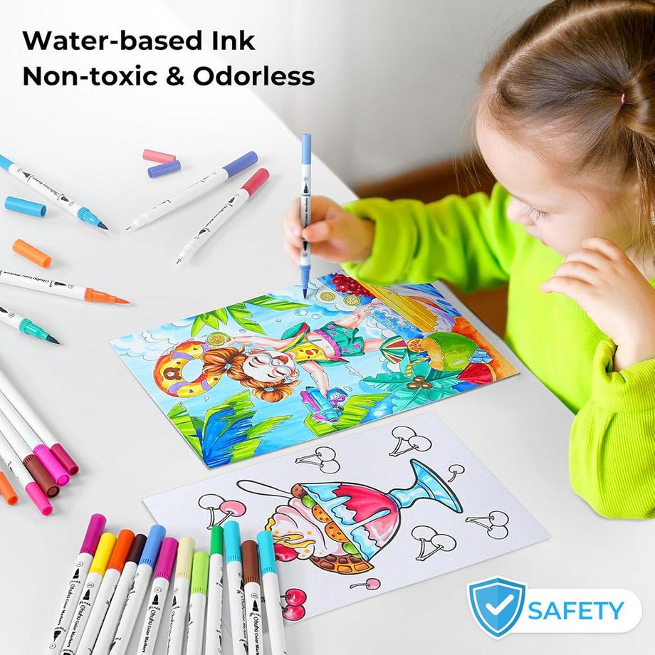 Ohuhu  Maui Pinceaux marqueurs (160 pcs) 