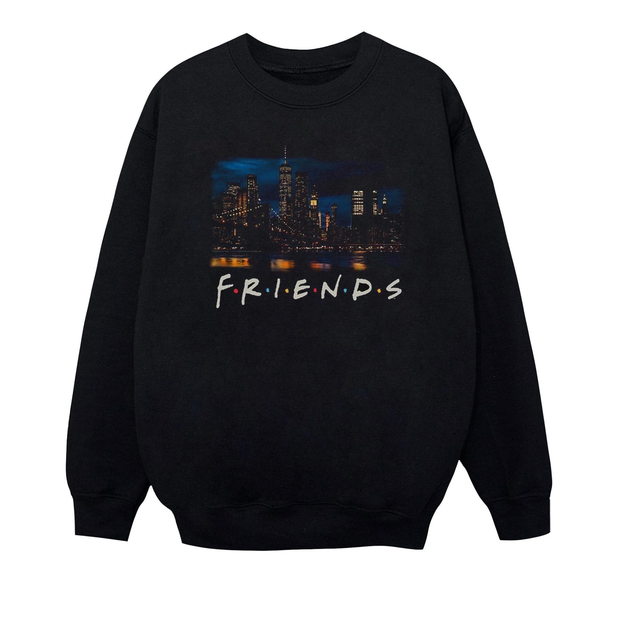 Image of New York Skyline Photo Sweatshirt Mädchen Schwarz 140/146