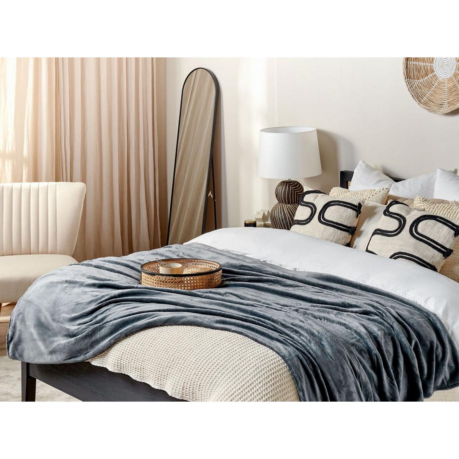 Beliani BAYBURT Moderne Polyester Kuscheldecke  