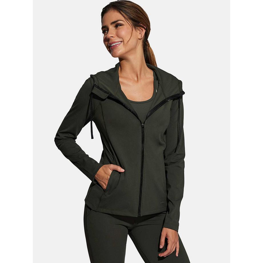 Giacca sportiva con cappuccio e zip Tech ST5