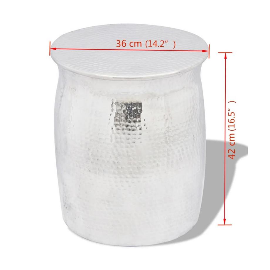 VidaXL Tabouret aluminium  