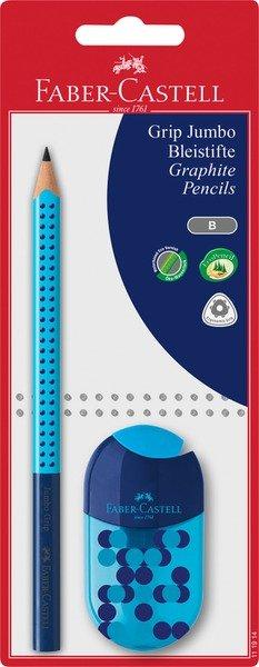Image of FABER-CASTELL Bleistift,Spitzer Jumbo Grip B 111914 3 Farben, Set FABER-CASTELL Bleistift,Spitzer Jumbo Grip B 111914 3 Farben, Set