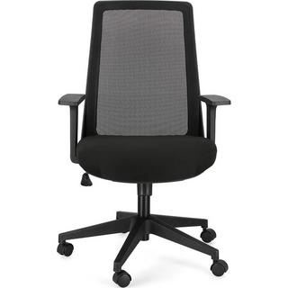 mutoni Chaise de bureau Wesley noire  