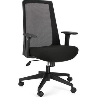 mutoni Chaise de bureau Wesley noire  