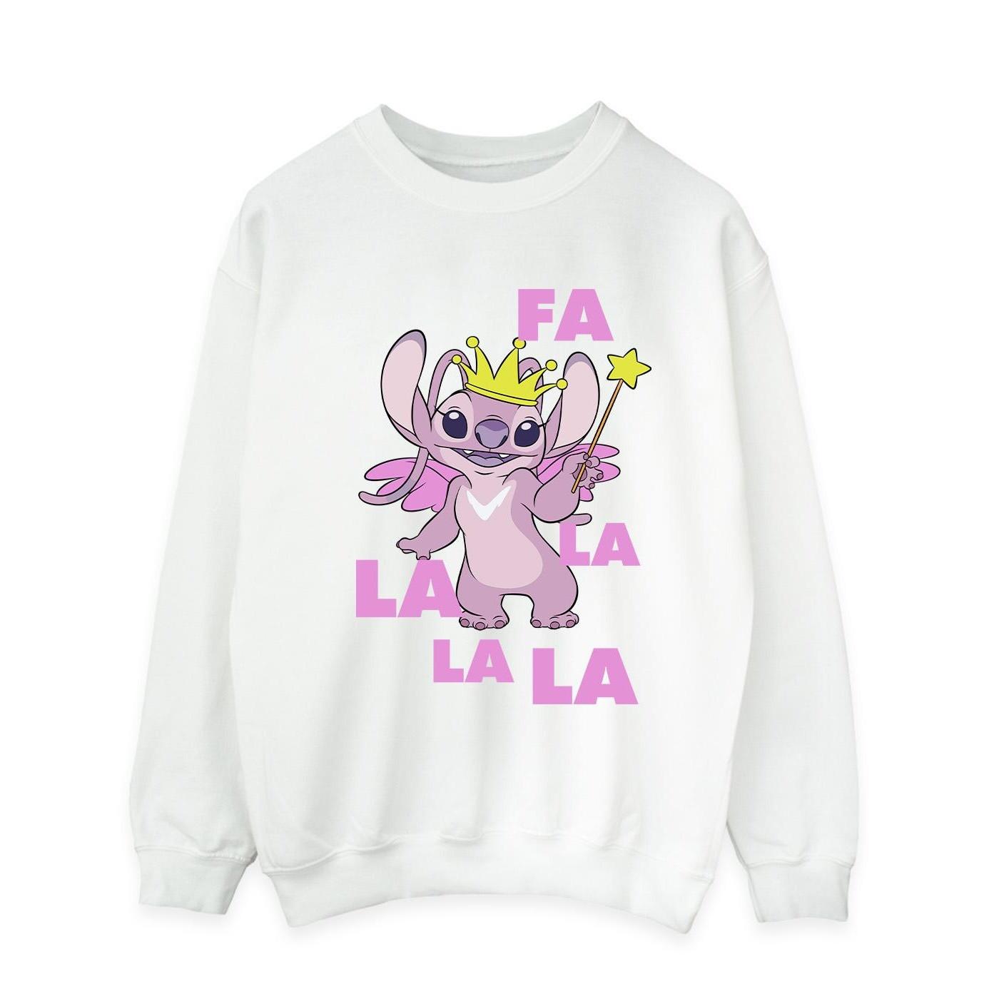 Disney  Angel Fa La La Sweatshirt 