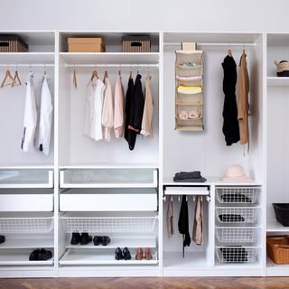 B2X Hängeregal Kleiderschrank 6 Fächer  