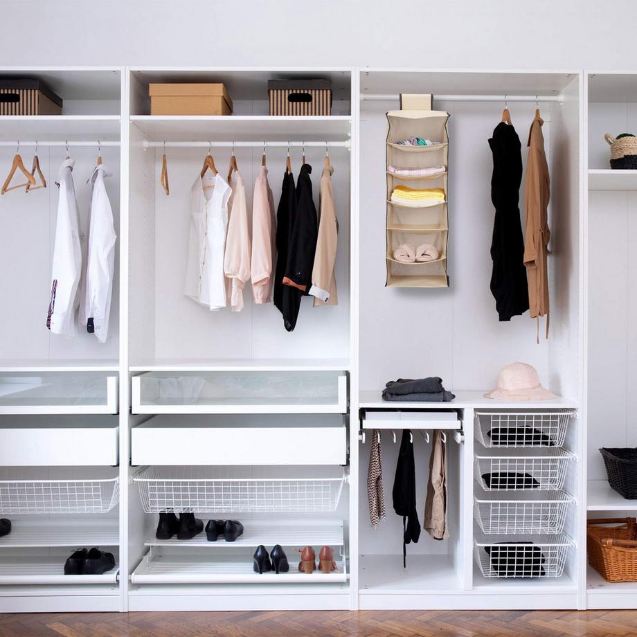 B2X Hängeregal Kleiderschrank 6 Fächer  