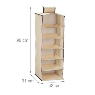 B2X Hängeregal Kleiderschrank 6 Fächer  