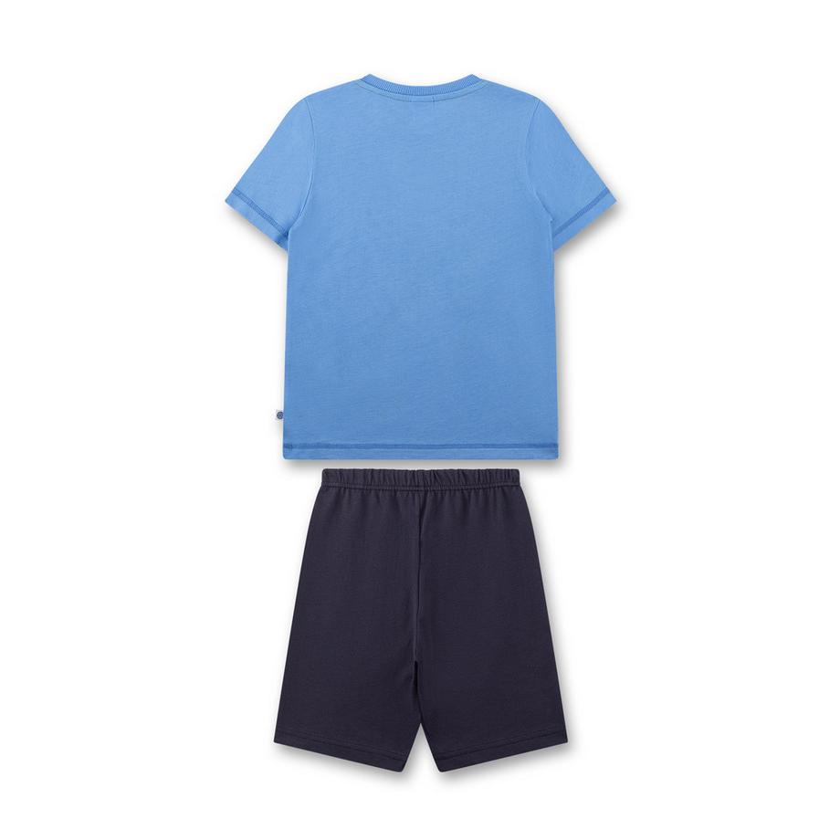 Sanetta  Jungen-Schlafanzug kurz Bagger 