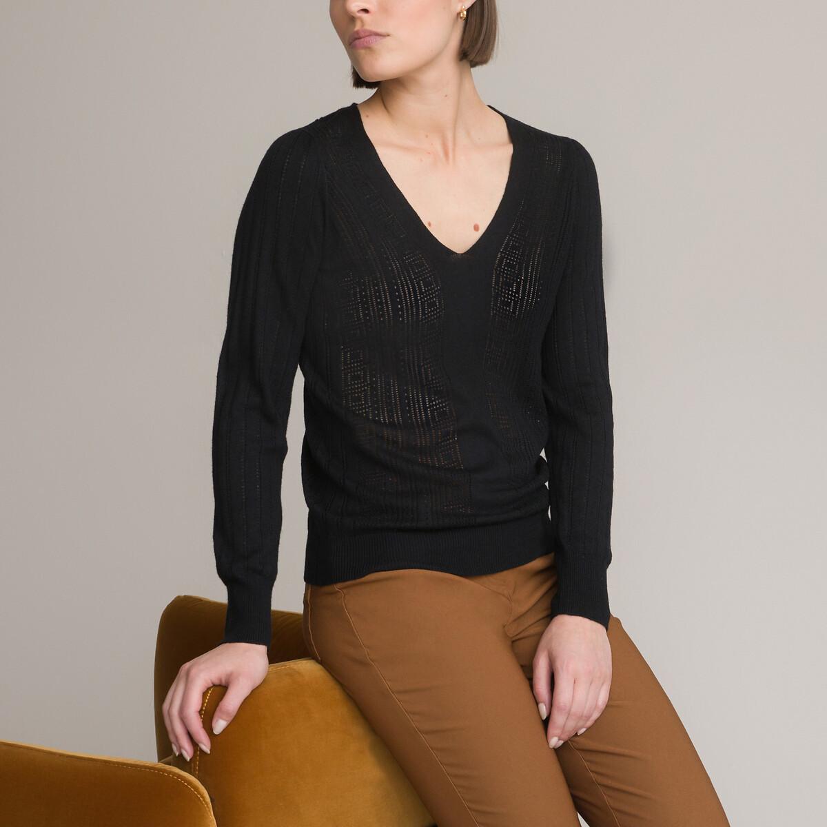Image of Feinstrickpullover Damen Schwarz 46