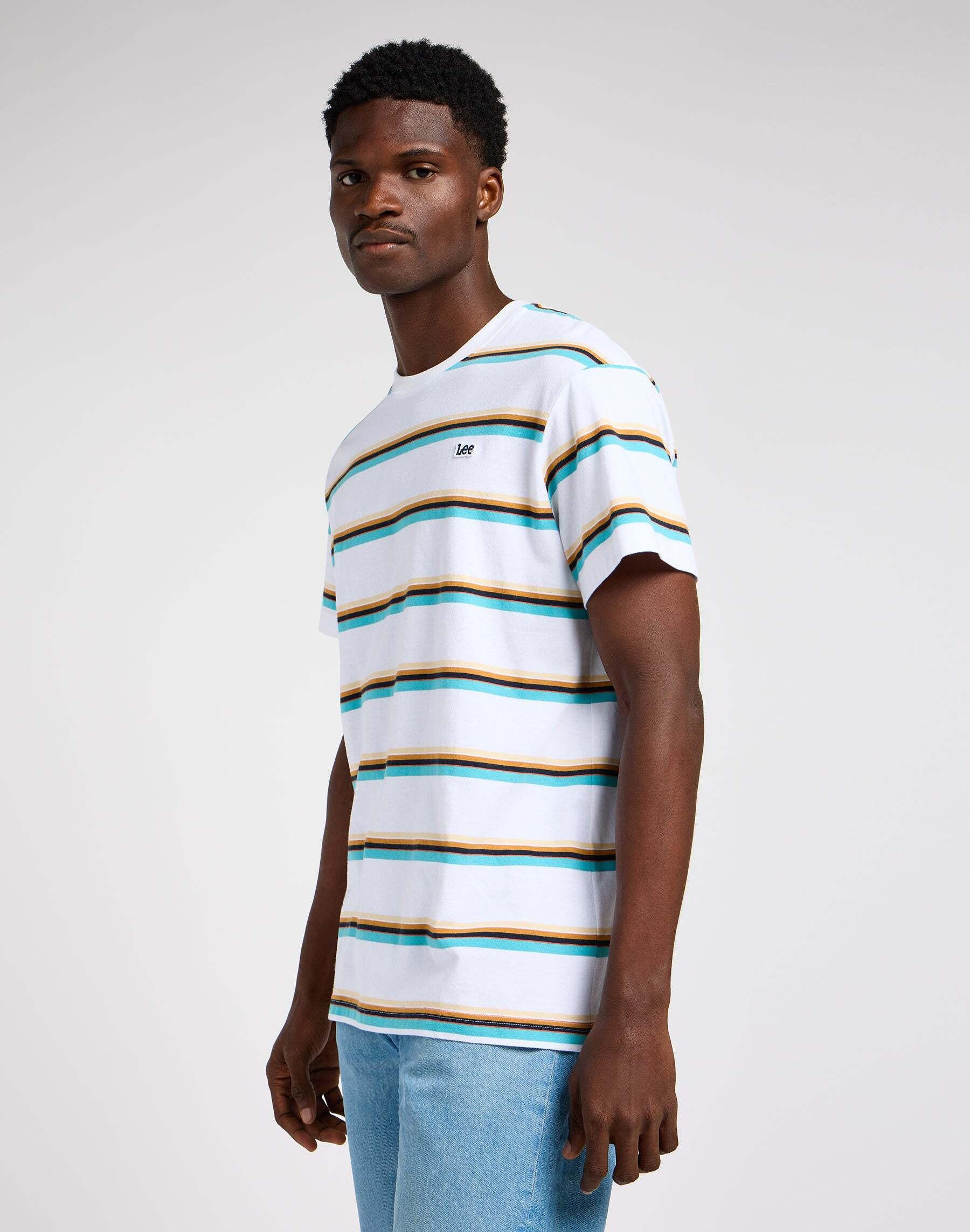 Lee  T-Shirts Relaxed Stripe Tee 