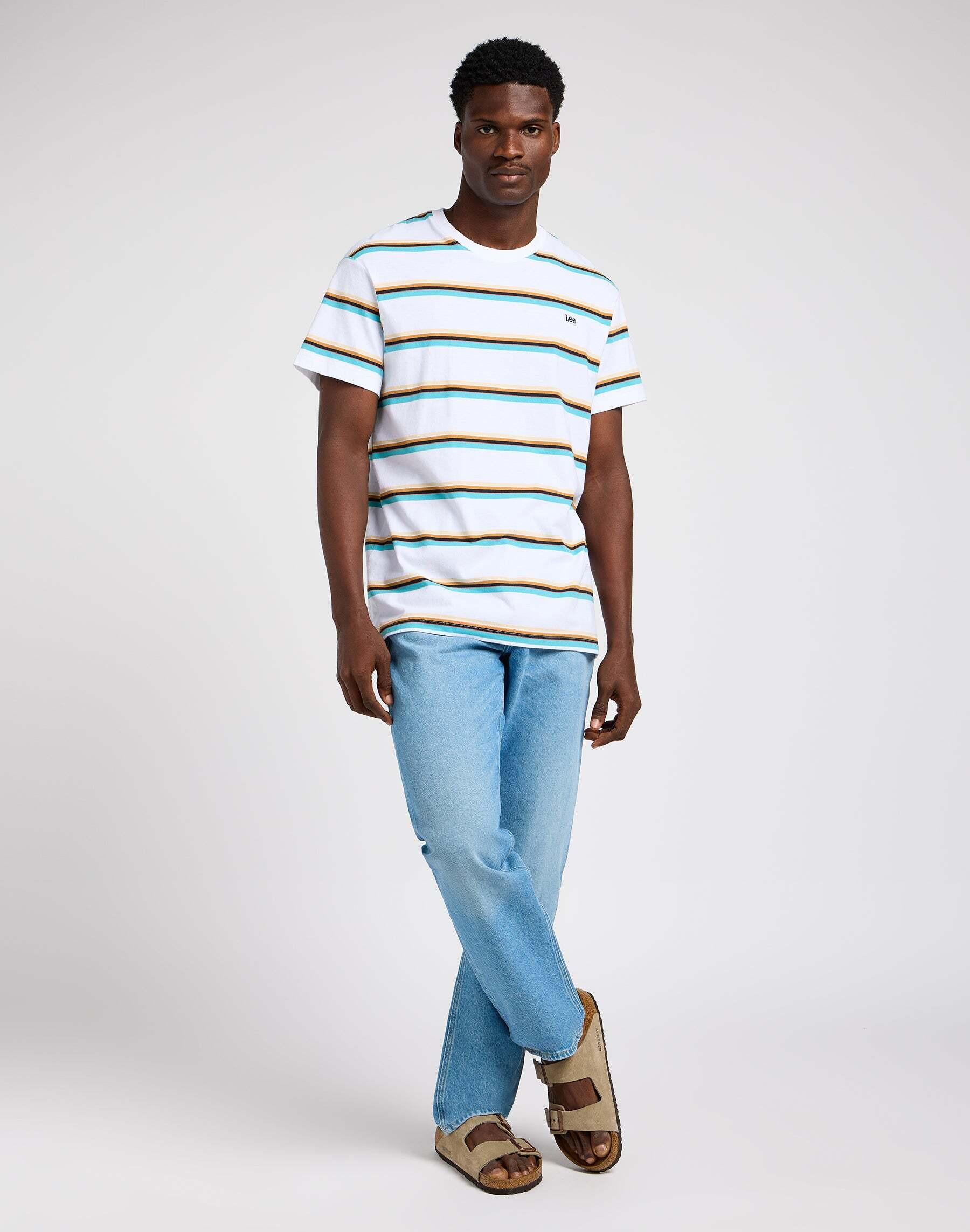 Lee  T-Shirts Relaxed Stripe Tee 