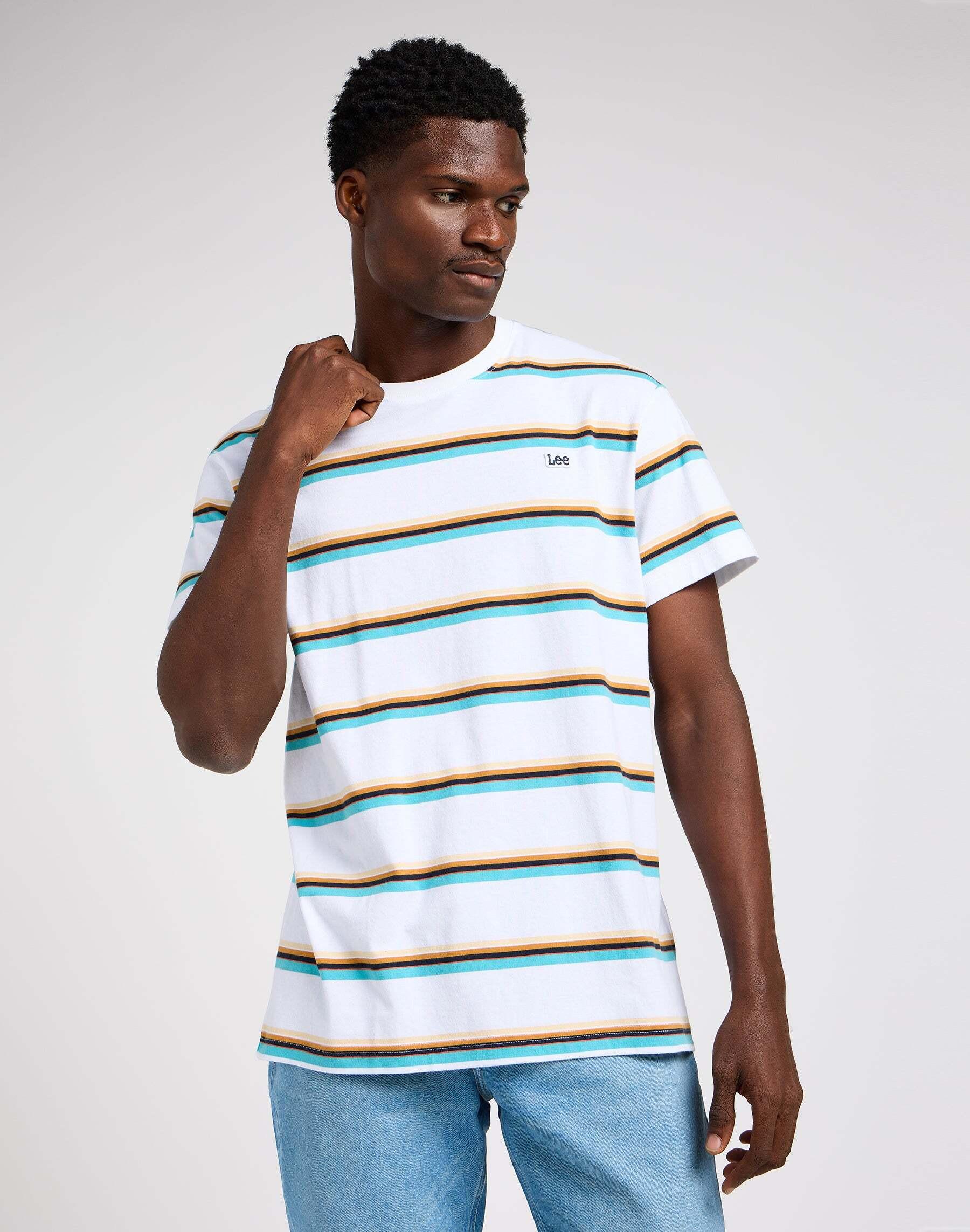 Lee  T-Shirts Relaxed Stripe Tee 