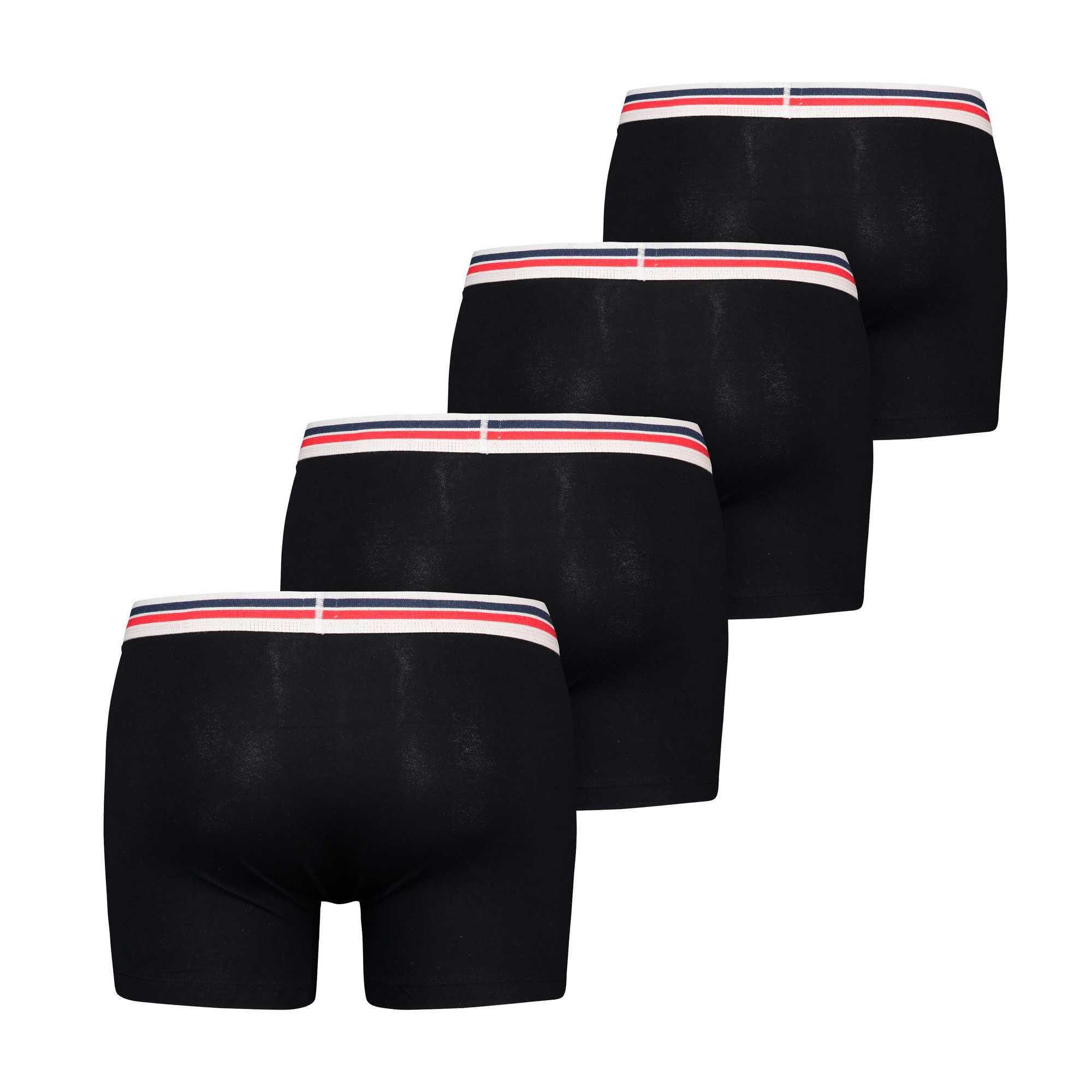 Levis Stretch Placed Sportswear Logo Boxer Briefs 4er Pack  
