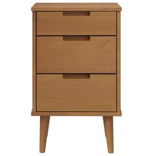 VidaXL Armoire de chevet bois de pin  