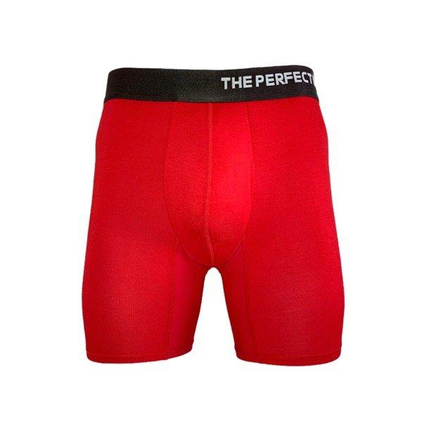 The Perfect Underwear  Bambus Boxer-shorts, rosso (3 Stk. pro Pack), Größe L 