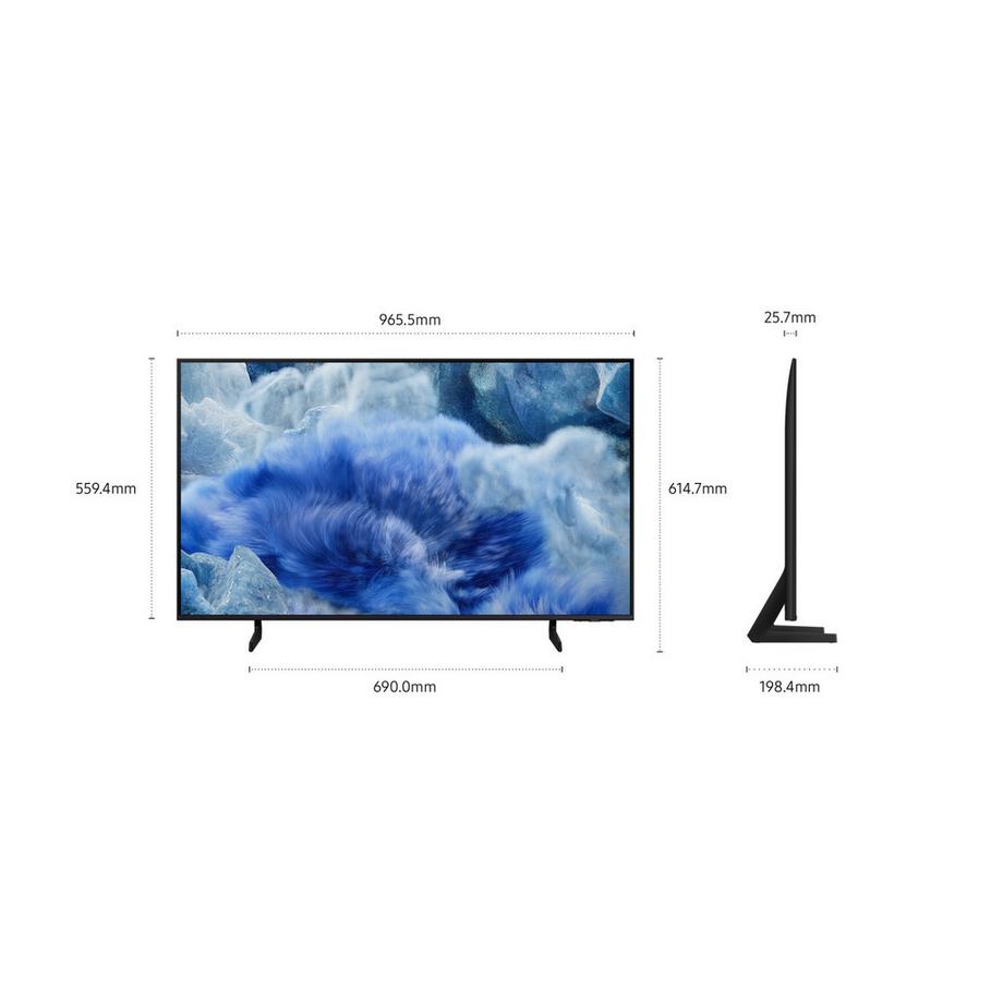 SAMSUNG  TV 43" QLED Q8F 4K Samsung Vision AI Smart TV (2025) QE43Q8FAAU 