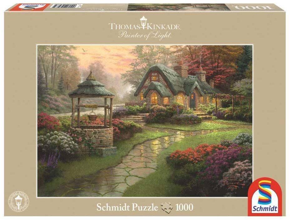 Image of Haus mit Brunnen Puzzlespiel 1000 Stück(e)