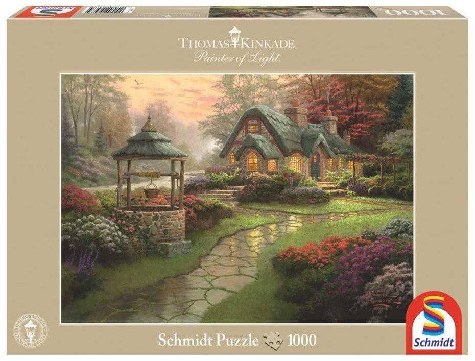 Schmidt Spiele  Schmidt Spiele Haus mit Brunnen Jeu de puzzle 1000 pièce(s) 