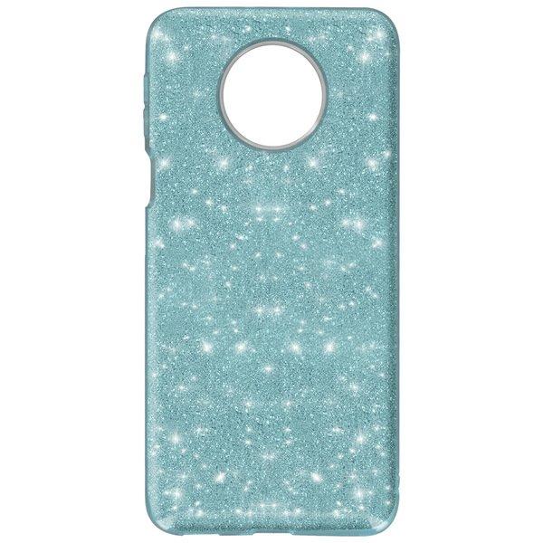 Avizar  Coque Redmi Note 9T Paillettes Bleu 