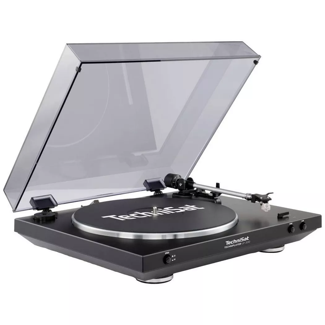 TechniSat - Schallplattenspieler Techniplayer LP 200, Schwarz