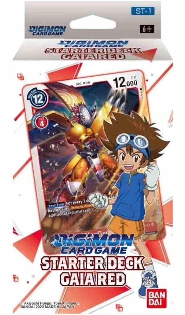 Bandai  Starter Deck Gaia Red ST-1 - Digimon Card Game 