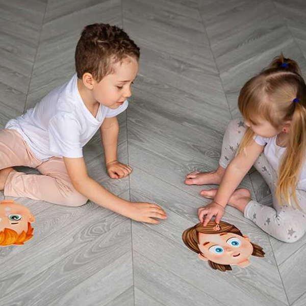 Montessori  Lernspiel für Kleinkinder. Karten mit Klettverschluss - Gefühle - Emotions Montessori® by Far far land 