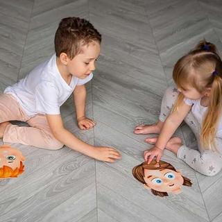 Montessori  Lernspiel für Kleinkinder. Karten mit Klettverschluss - Gefühle - Emotions Montessori® by Far far land 