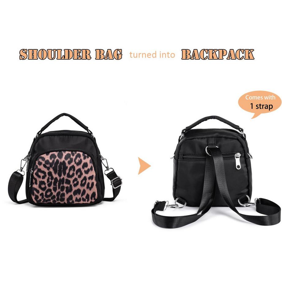 Only-bags.store Petit Sac Bandoulière Sac à Main Sac Fourre-tout Mini Sac à Dos Nylon  