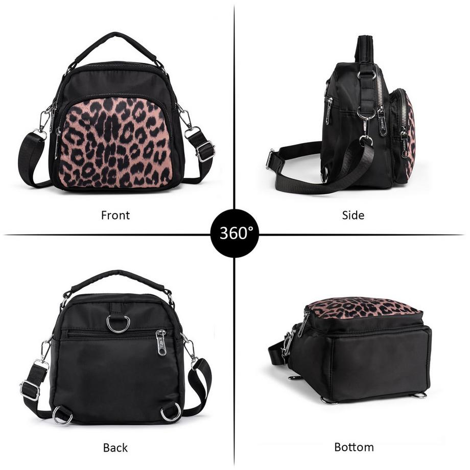 Only-bags.store Petit Sac Bandoulière Sac à Main Sac Fourre-tout Mini Sac à Dos Nylon  