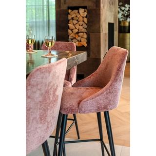 mutoni Chaise de bar Brooke rose 98 (lot de 2)  