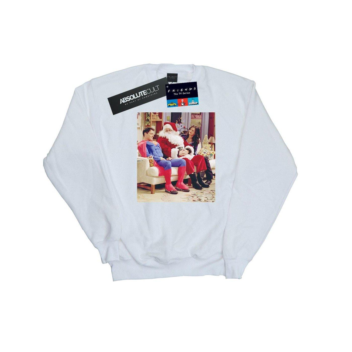 Image of Couch Santa Sweatshirt Jungen Weiss 128