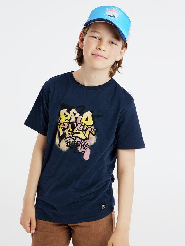 PROTEST  Jungen T-shirt Prtjob Night Skyblue 