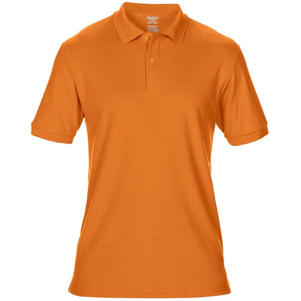 Image of Dryblend Sport Double Pique Polo Shirt Herren Orange S
